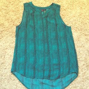 Green Patterned Tank